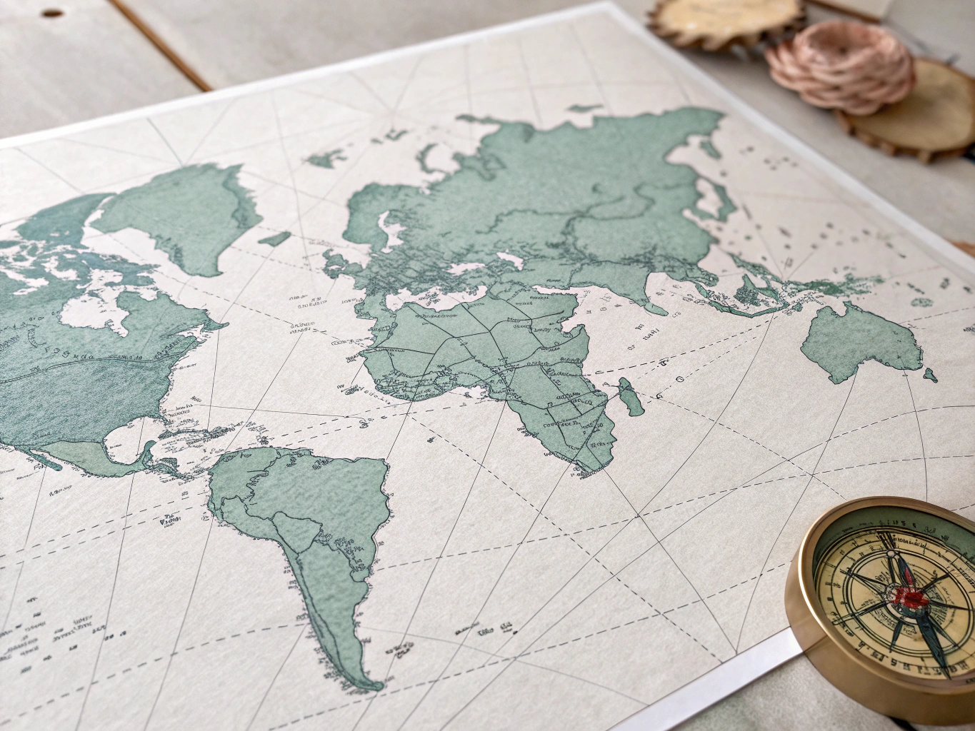 World Map Background